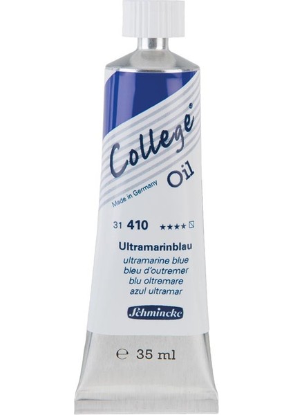 : College Oil Yağlı Boya : 35 ml : 410 Ultramarine Blue