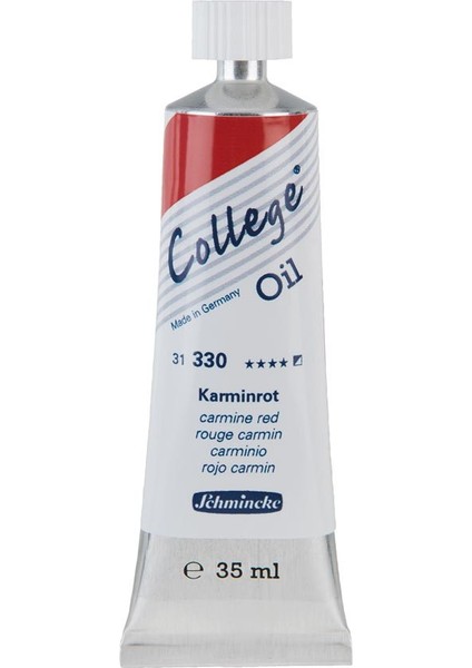 : College Oil Yağlı Boya : 35 ml : 330 Carmine Red