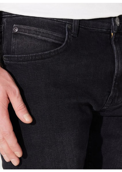 Normal Bel Slim Fit Beyaz Erkek Denim Pantolon L719E6361312 Luke Jean Pantolon modelleri