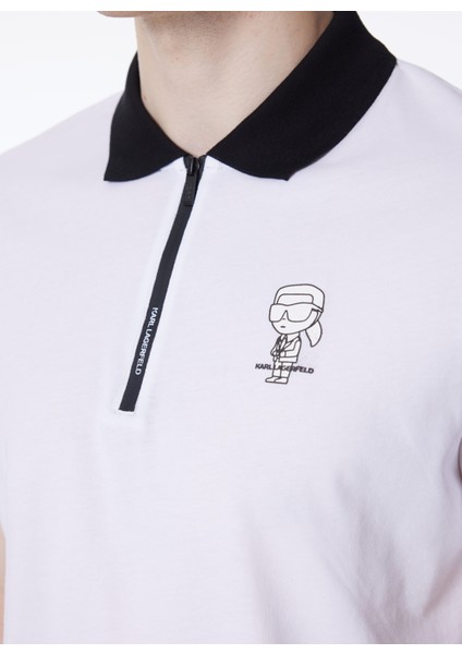 Beyaz Erkek Polo T-Shirt 745025542224