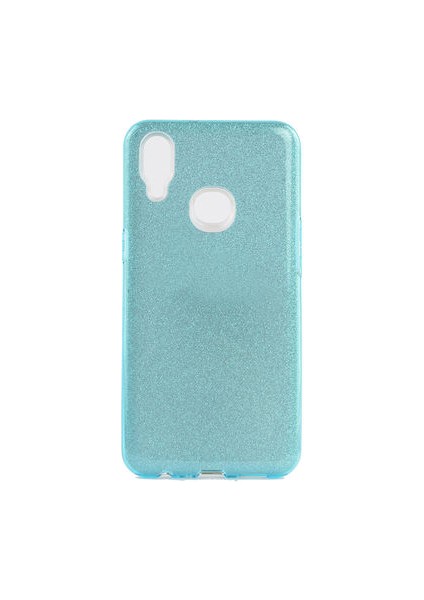 Samsung Galaxy A10S Simli ve Parlak Şık Shining Premium Silikon Kılıf
