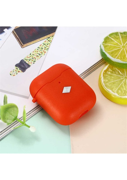 Air Pods Zore Airbag 19 Kılıf-Turuncu modelleri