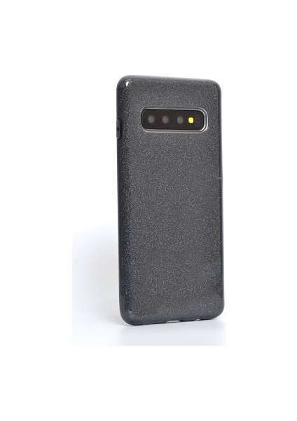 Samsung Galaxy S10 Simli ve Parlak Şık Shining Premium Silikon Kılıf
