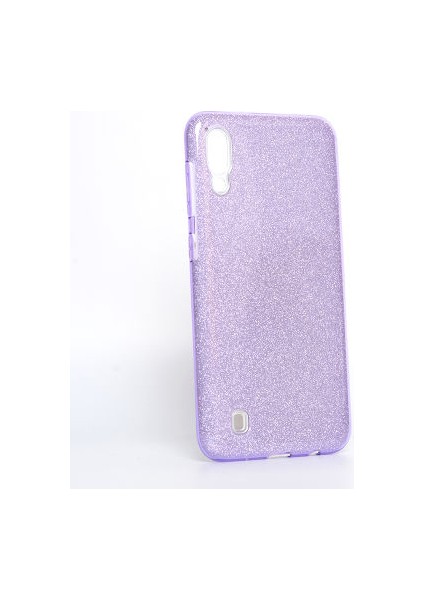 Samsung Galaxy M10 Simli ve Parlak Şık Shining Premium Silikon Kılıf