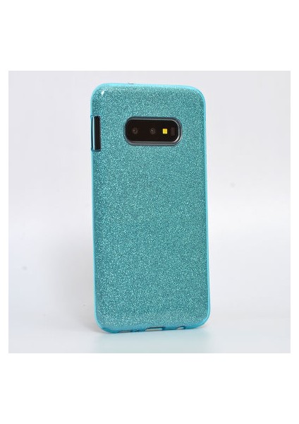 Samsung Galaxy S10E Simli ve Parlak Şık Shining Premium Silikon Kılıf