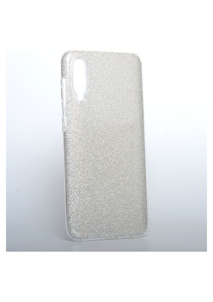 Samsung Galaxy A70 Simli ve Parlak Şık Shining Premium Silikon Kılıf