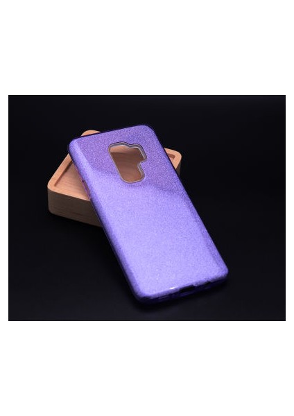 Samsung Galaxy A6 Plus 2018 Simli ve Parlak Şık Shining Premium Silikon Kılıf