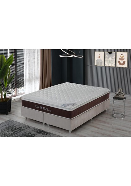 Cool Mattress Süper Lüx Yaz & Kış Kullanımlı Pocket Yaylı Yatak