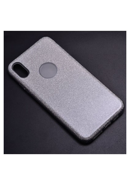 iPhone Xs Max Simli ve Parlak Şık Shining Premium Silikon Kılıf