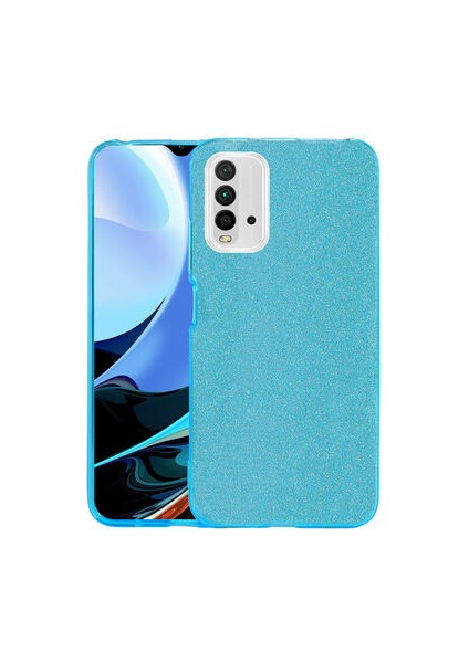Redmi 9t Simli ve Parlak Şık Shining Premium Silikon Kılıf