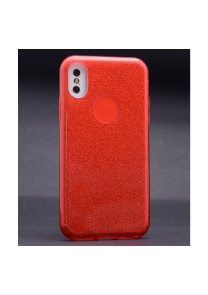 iPhone x Simli ve Parlak Şık Shining Premium Silikon Kılıf