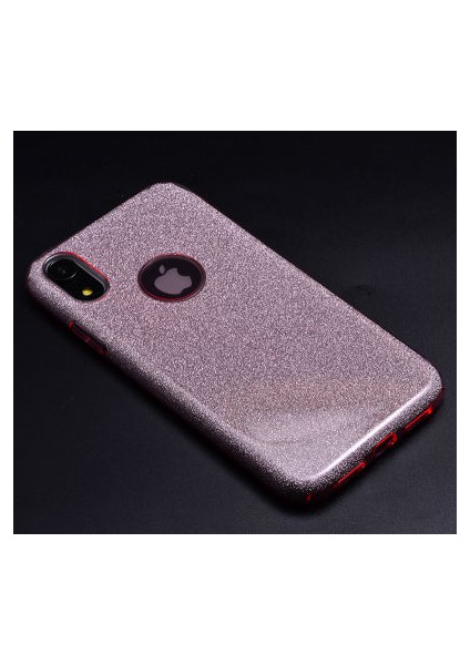 iPhone Xr Simli ve Parlak Şık Shining Premium Silikon Kılıf