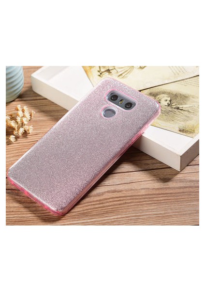 Lg G6 Simli ve Parlak Şık Shining Premium Silikon Kılıf