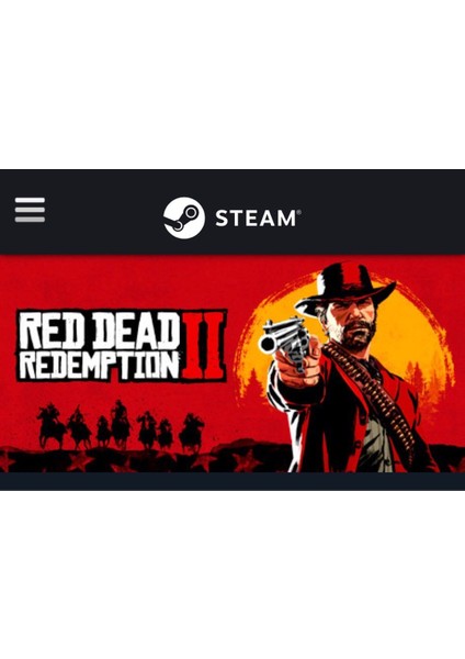 Red Dead Redemption 2 (PC Oyun) - Steam Hesap