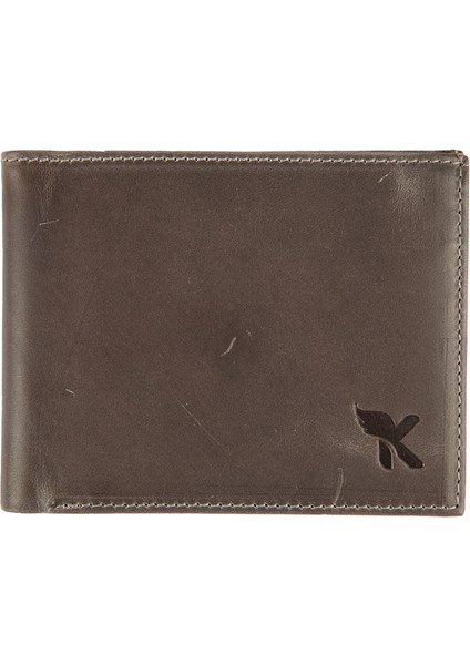 Deri Erkek Cüzdan Gri C245-08