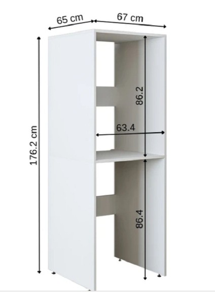 Çamaşır Makinasıve Bulaşık Makinası Dolabı