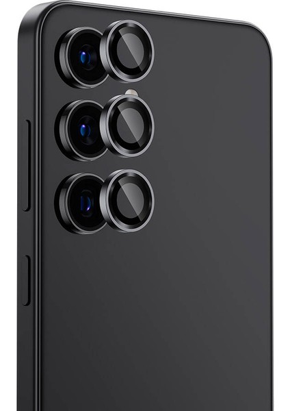 Galaxy S24 Plus Uyumlu Safir Kamera Lens Koruyucu Oleofobik ​anti-Reflective Benks Glass Warrior