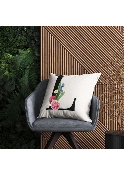 Flowered Harf (L) Kırlent Kılıf fiyatları