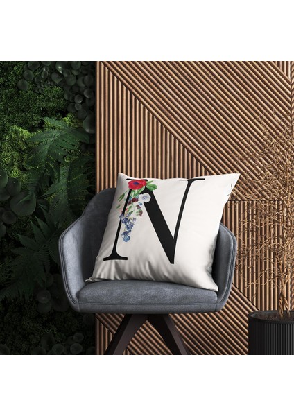 Flowered Harf (N) Kırlent Kılıf fiyatları