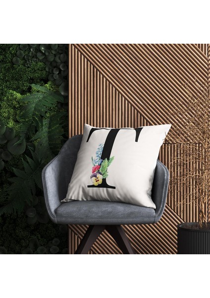 Flowered Harf (T) Kırlent Kılıf fiyatları