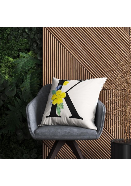 Flowered Harf (K) Kırlent Kılıf fiyatları