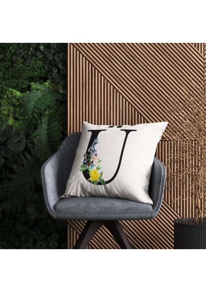 Flowered Harf (Ü) Kırlent Kılıf fiyatları