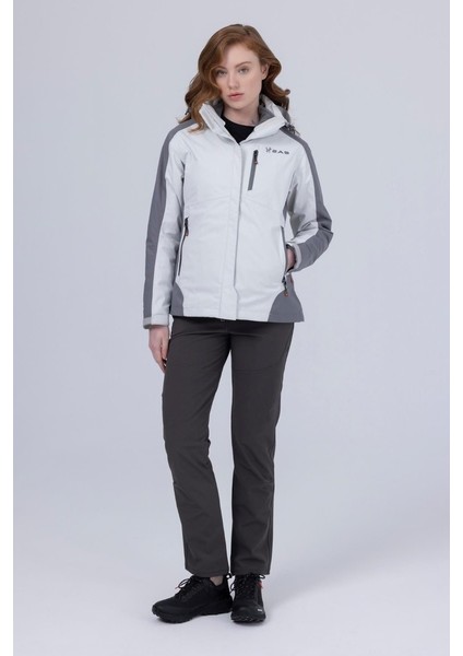 Sparkle Woman 3 In 1 Jacket Lıght Grey / Dark Grey