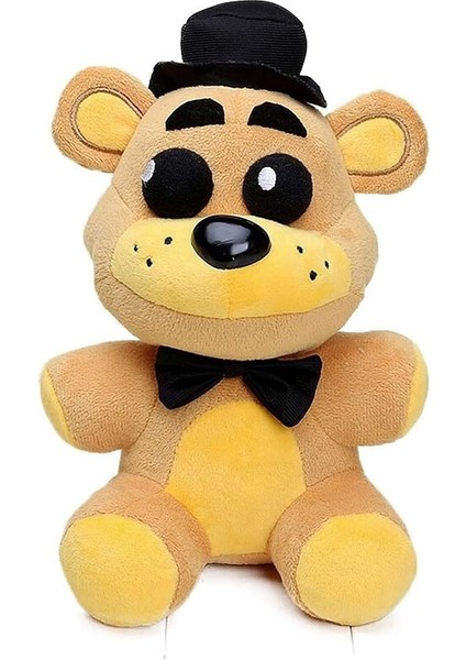 Altın Freddy Siyah Şapka (Abd Stoklarında) - Five Nights Freddy's - Fazbear Koleksiyon Figürü - Fnaf Kabus Peluşu (Altın Ayı) 7''/oyuncak, Altın Ayı Siyah Şapka (Yurt Dışından)