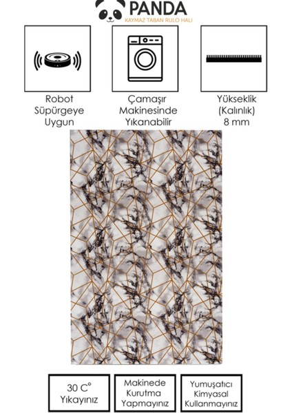 Kaymaz Tabanlı Kesme Rulo Halı Yolluk Püsküülü 1055 Gold (Saçaklı) fiyatları