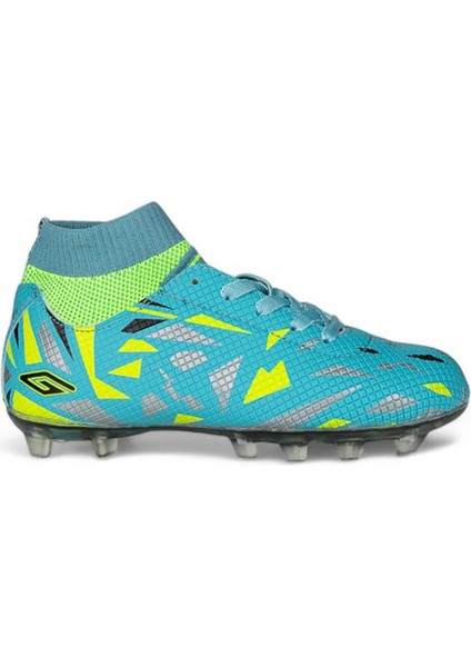 Dgn 2303 Flt Çocuk Su Yeşili-Sarı Çoraplı Krampon Ayakkabısı