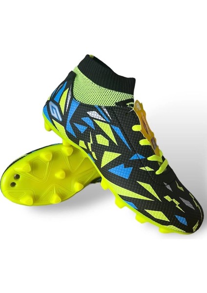 Dgn 2303 Flt Çocuk Siyah-F.sarı Çoraplı Krampon Futbol Ayakkabı modelleri