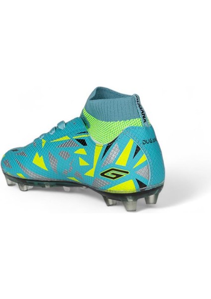 Dgn 2303 Flt Çocuk Su Yeşili-Sarı Çoraplı Krampon Ayakkabısı modelleri