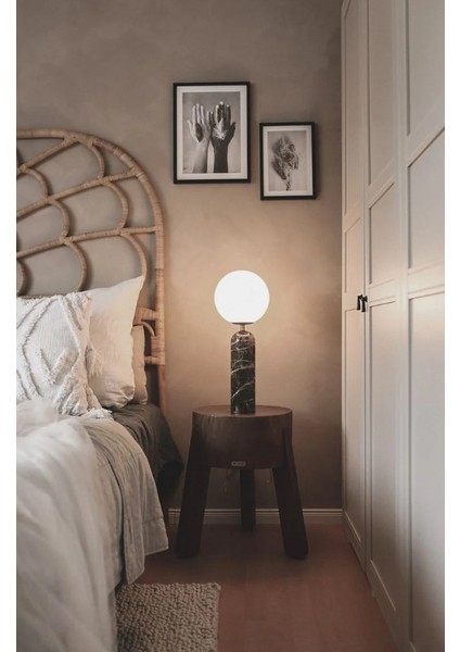 Globen Lighting Torrano Mermer Masa Lambası 53CM