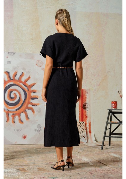 Kırınkıl Elbise Siyah fırsatları