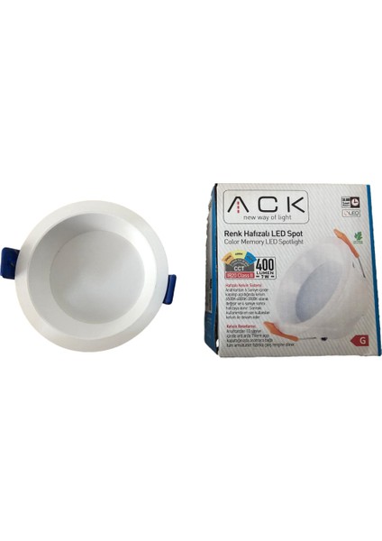 Ack LED Panel Spot 7W Cob 3000-4000-6500K 400LM Beyaz Kasa