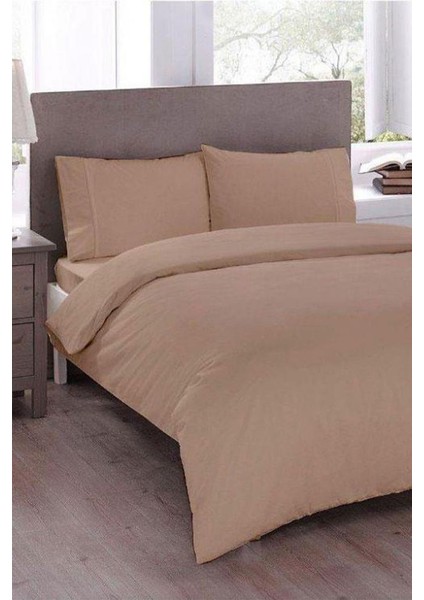Pure Çift Kişilik Nevresim Seti 200X200 Cappucino