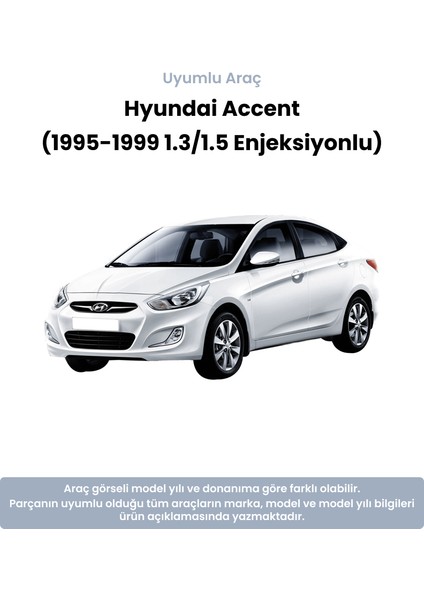 Hyundai Accent Buji Kablosu (1995-1999 1.3/1.5 Enjeksiyonlu) Kore Muadil