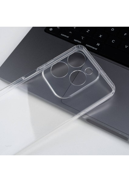 Infinix Hot 40 Pro Uyumlu Sah Kılıf Zore 2mm Anti Shock Silikon-Şeffaf fiyatları