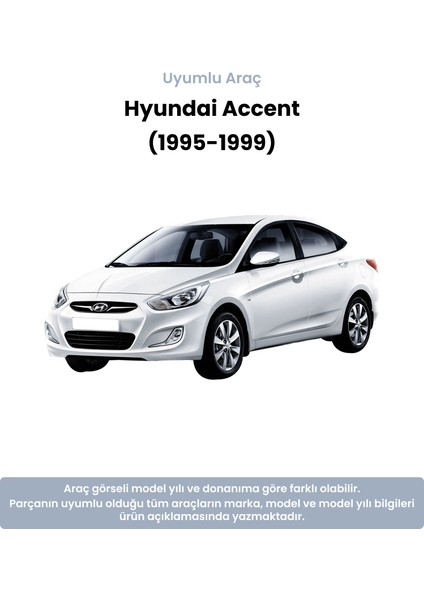Hyundai Accent Sol Ön Amortisör Üst Takozu (1995-1999) Kore Muadil