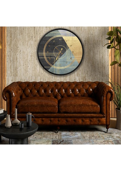 Kanvas (Ahşap) Duvar Saati - 70 cm