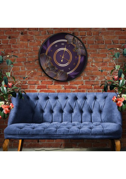 Kanvas (Ahşap) Duvar Saati - 50 cm