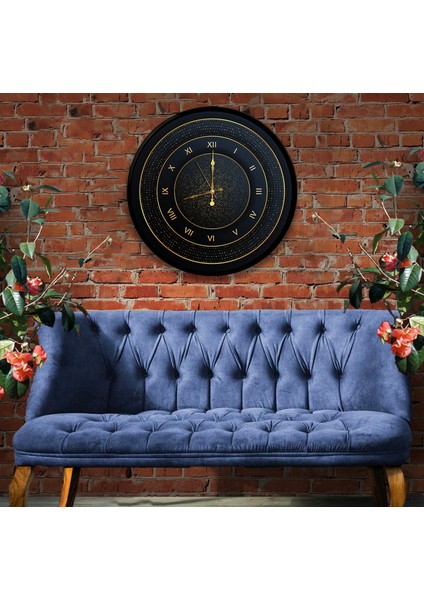 Kanvas (Ahşap) Duvar Saati - 70 cm