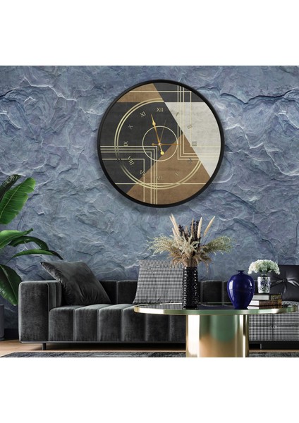 Kanvas (Ahşap) Duvar Saati - 70 cm