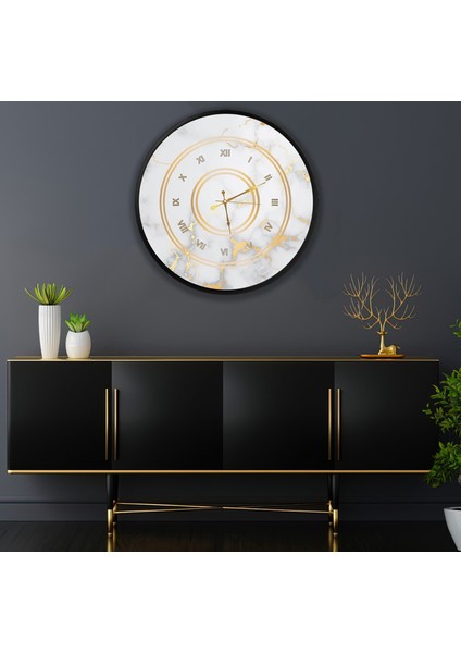 Kanvas (Ahşap) Duvar Saati - 70 cm