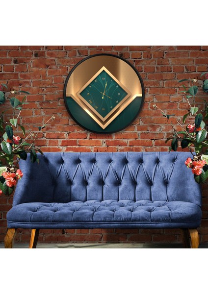 Kanvas (Ahşap) Duvar Saati - 50 cm