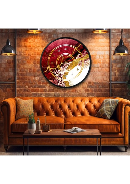Kanvas (Ahşap) Duvar Saati - 70 cm