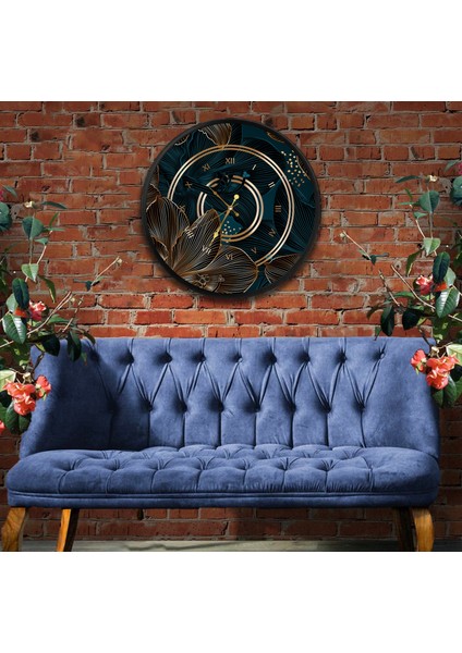 Kanvas (Ahşap) Duvar Saati - 50 cm