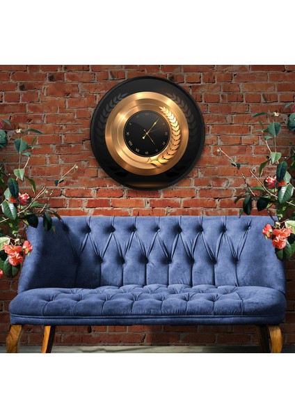 Kanvas (Ahşap) Duvar Saati - 50 cm