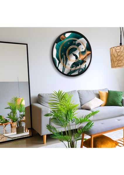 Kanvas (Ahşap) Duvar Saati - 70 cm