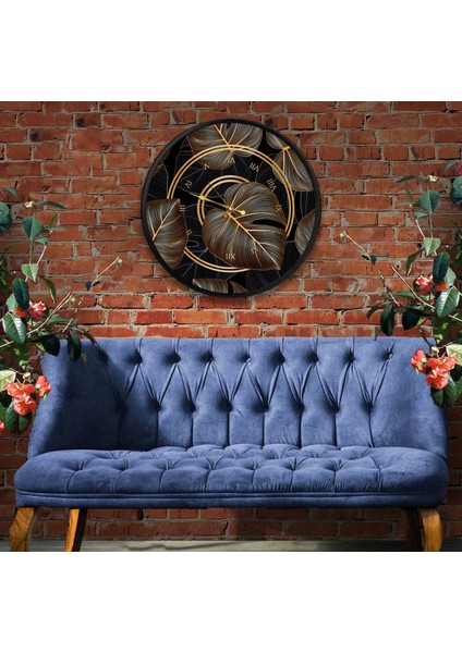 Kanvas (Ahşap) Duvar Saati - 50 cm